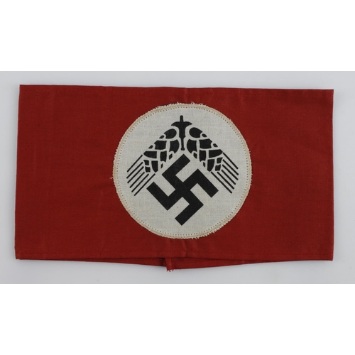 391 - German WW2 Labour corps arm bands.