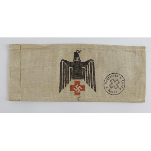 397 - German WW2 Red Cross arm band.