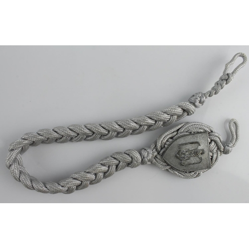 447 - WW2 German Early Pattern Infantry Marksman Lanyard.