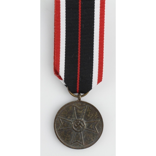 463 - WW2 German War Merit Medal (Kriegsaverdienstmedaille). A Military decoration awarded to civilians fo... 