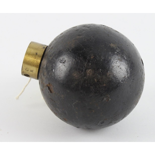 538 - French WW1 M1914 ball grenade deactivated inert