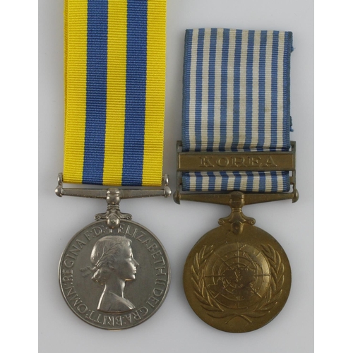 550 - Korea & UN Korea medals to S/14460140 Pte R Stembridge RASC.