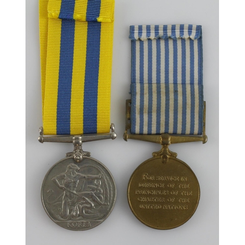 550 - Korea & UN Korea medals to S/14460140 Pte R Stembridge RASC.