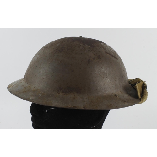 585 - Rare 1941 Dated WW2 British Raw Edge Mk II Helmet. These were made by Briggs Motor Bodies Let of Dag... 