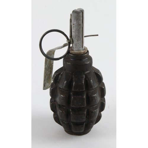 597 - Russian F-1 pineapple hand grenade deactivated inert