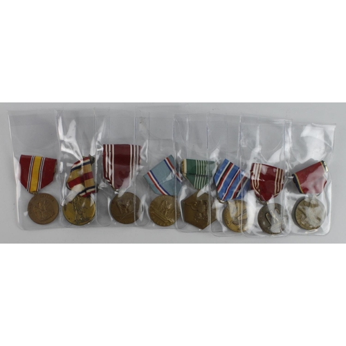 613 - US military medals collection of eight various types.