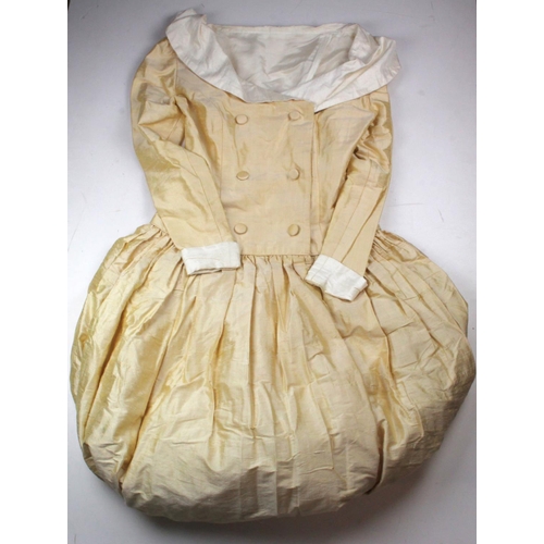 621 - Vietnam War Era (circa 1960’s “Jackie Kennedy” Style) Pure Silk Dress. Vendor states this came from ... 