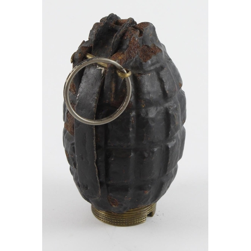 653 - WW1 No.5 Mk.1 hand grenade. Deactivated inert