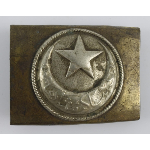 659 - WW1 Ottoman (Turkish) “S.L” Type Buckle. Missing clasp.