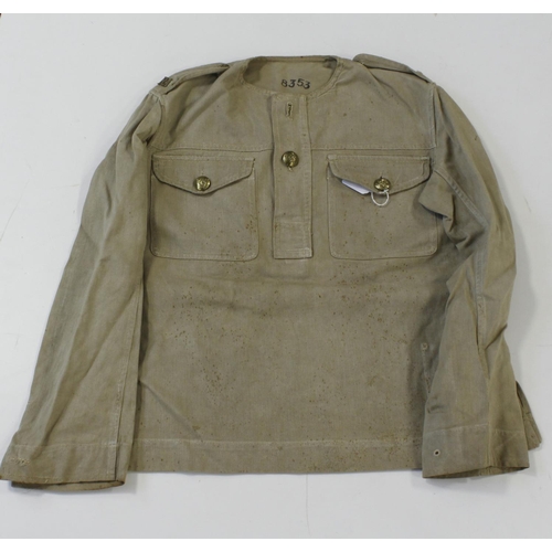 665 - WW1 RA tropical service jacket all complete with RA brass titles and buttons.