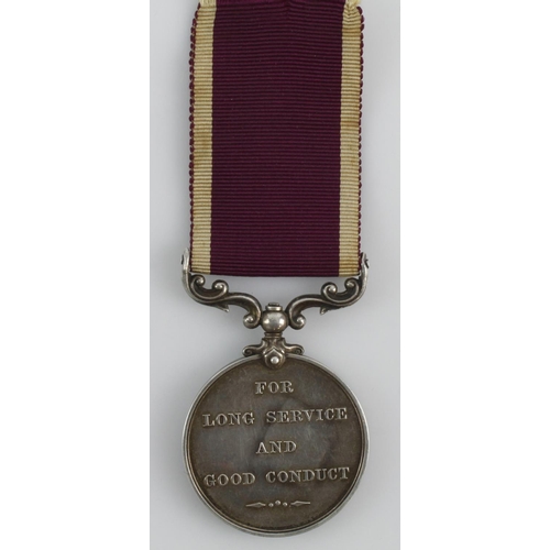 736 - Army LSGC Medal GV (1017556 W.O.CL.II.W R Russell RFA)