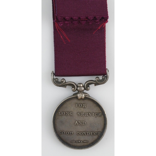 739 - Army LSGC Medal QV (1122 Pte A Faraher, 2-16th Foot) (Bedfordshire). With copied research. Born West... 