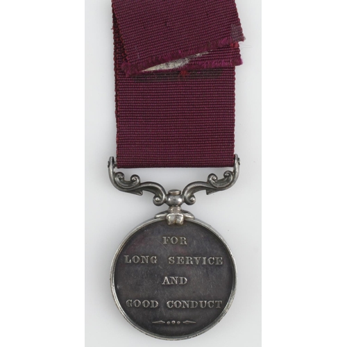 742 - Army LSGC Medal QV named (1516 Pte J McCormack 45th Foot). Nottinghamshire & Sherwood Foresters