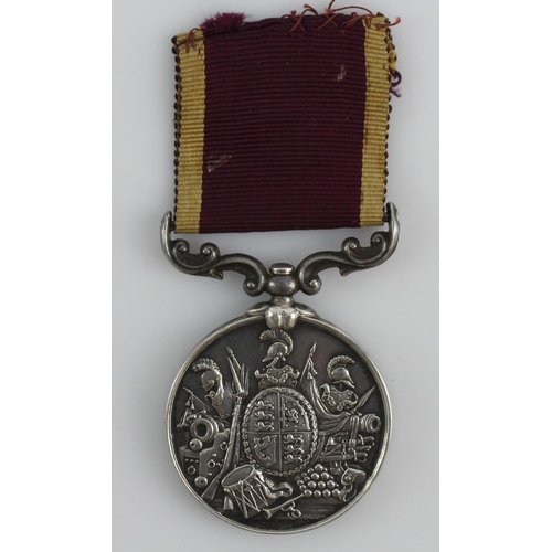 746 - Army LSGC Medal QV RENAMED (878 Sergt F Inns 33rd C.W.Regt). Sold as seen