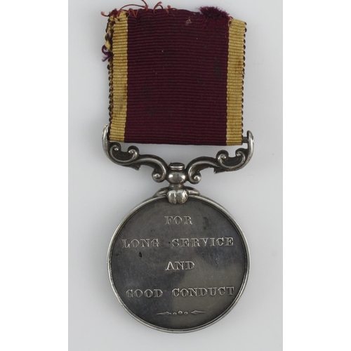 746 - Army LSGC Medal QV RENAMED (878 Sergt F Inns 33rd C.W.Regt). Sold as seen