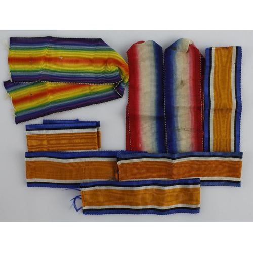 757 - British WW1 ribbons, all full length originals (8)