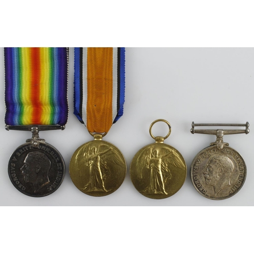 762 - BWM & Victory Medal (210364 Dvr H J Browne). Victory Medal (26339 Pte H T Beswick R.War.R), and BWM ... 