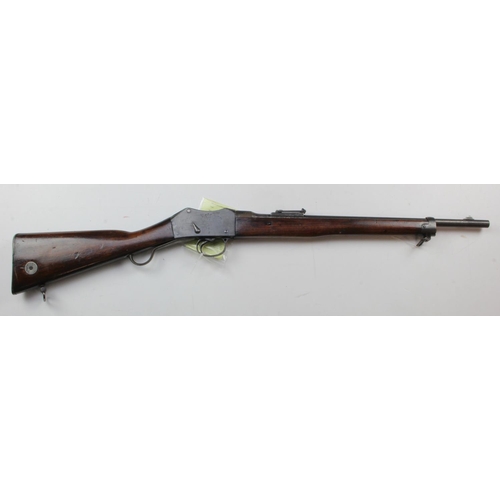 77 - Martini - Enfield .303 Artillery Carbine, action marked Crown / VR / Enfield 1885 and on the reverse... 