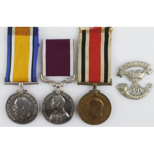 790 - BWM (9494 Pte A Jones Som.L.I.) Army LSGC Medal GV (9494 Bglr A Jones Som.L.I.) Special Constabulary... 