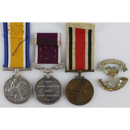 790 - BWM (9494 Pte A Jones Som.L.I.) Army LSGC Medal GV (9494 Bglr A Jones Som.L.I.) Special Constabulary... 