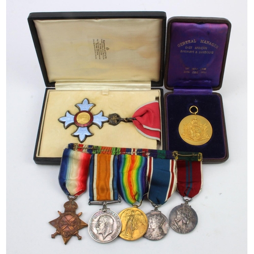 812 - CBE Civil (Garrard cased), 1915 Star Trio (14747 Pte A Dalton R.Dub.Fus) BWM & Victory Medal (Capt A... 