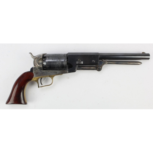 83 - Outstanding Replica of the Colt M1847 Revolver, Calibre .44, engraved cylinder, superb polished waln... 