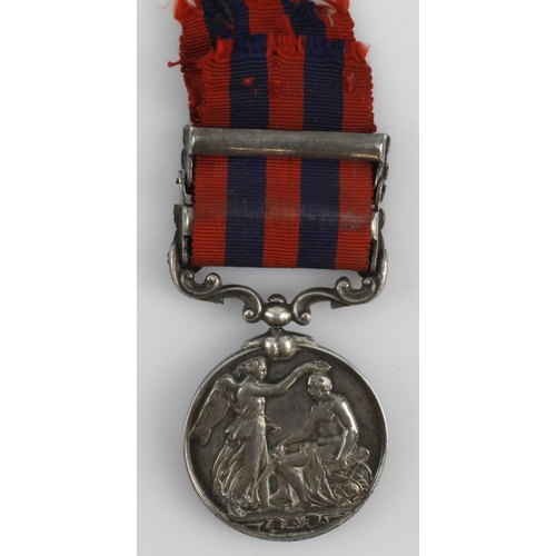 876 - Indian General Service Medal 1854 with bars Burma 1885-7 and Burma 1887-89, named (xxx154 Gunner R S... 