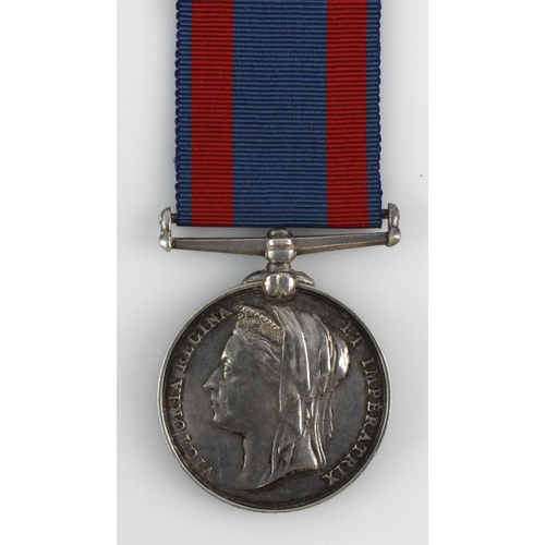 905 - North West Canada 1885 medal, no clasp, impressed (Sgt W Owens 7 Fusiliers). With copy medal roll