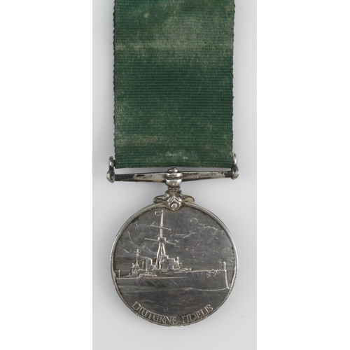 934 - Royal Naval Reserve LS Medal GV (C.1662 A Husband, Sea, RNR). With copied research, born Mevagissey,... 