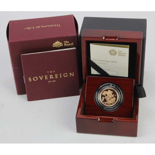 105 - Sovereign 2020 Proof FDC boxed as issued