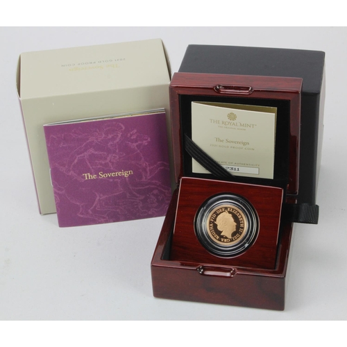 106 - Sovereign 2021 Proof FDC boxed as issued