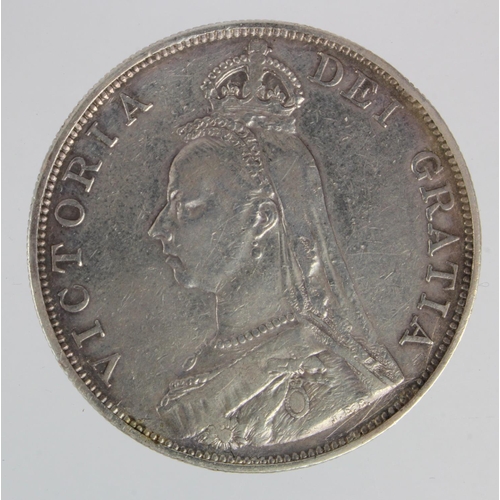 153 - Double-Florin 1888 inverted 1 for second I in VICTORIA, S.3923, aVF