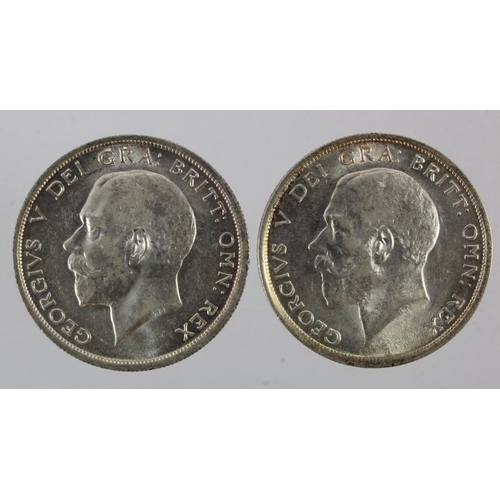 178 - Halfcrowns (2): 1916 and 1918, EF