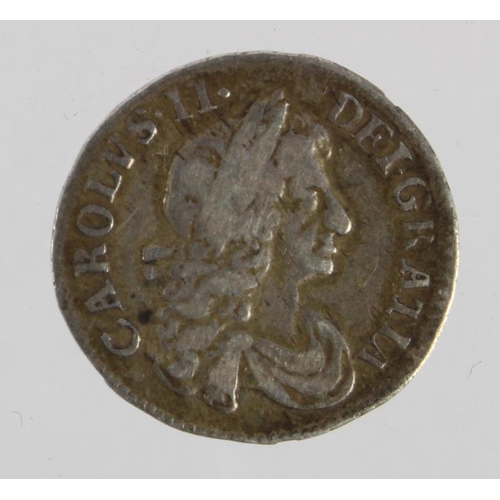 210 - Maundy Threepence 1680 nVF