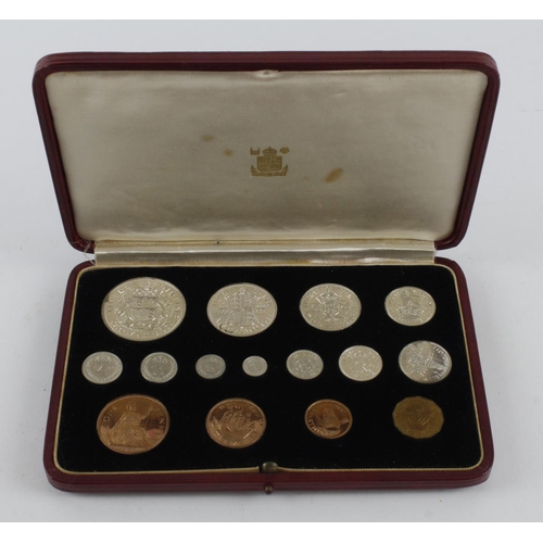 221 - Proof Set 1937 (Crown - Farthing including Maundy) aFDC boxed as issued