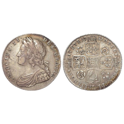 238 - Shilling 1731 roses & plumes, S.3698, aVF