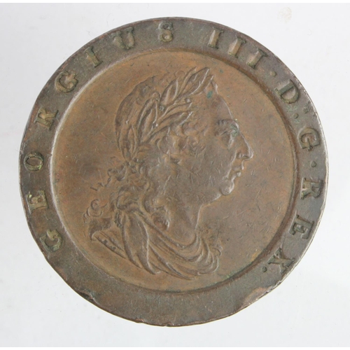 251 - Twopence 1797 copper 