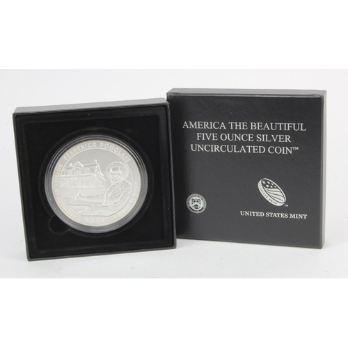 329 - USA five ounce silver 25c 