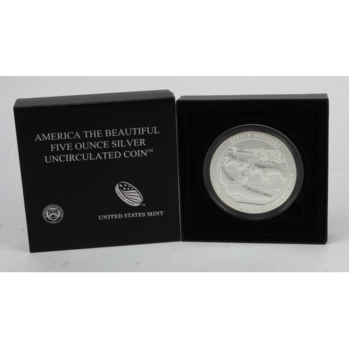 330 - USA five ounce silver 25c 