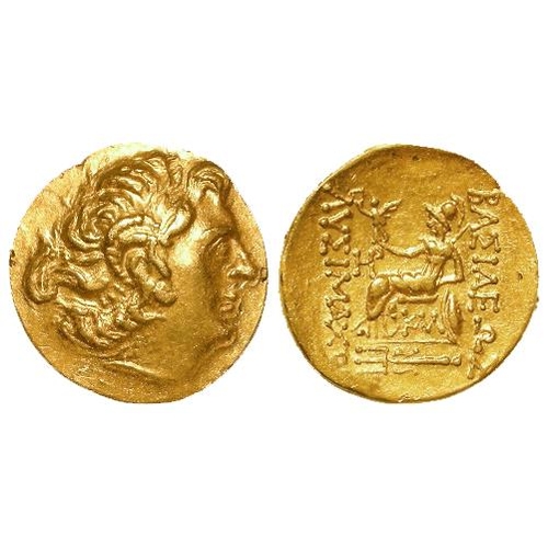 346 - Ancient Greek Kingdom of Pontos, gold Stater of Mithradates VI Eupator, c.120-63BC, 8.08g, ex-mount ... 