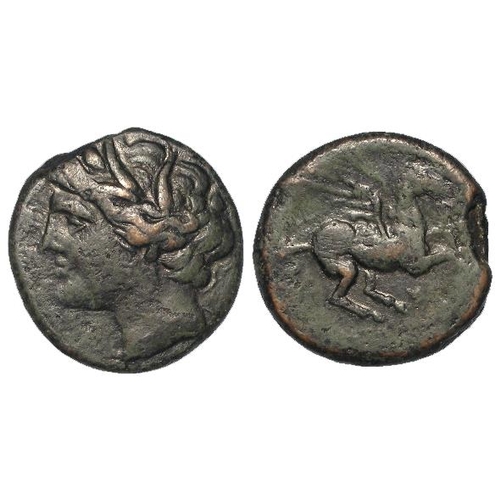 359 - Ancient Greek Sicily, Syracuse AE22 of Hieron II, 275-215 BC, GF