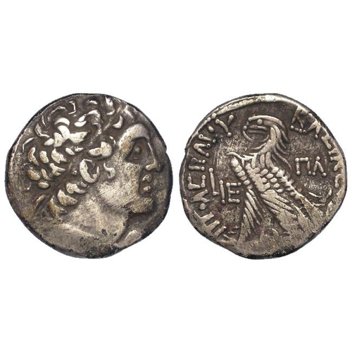 365 - Ancient Greek, Ptolemaic Egypt silver Tetradrachm of Ptolemy IX as King of Cyprus, year 15 = 102-101... 