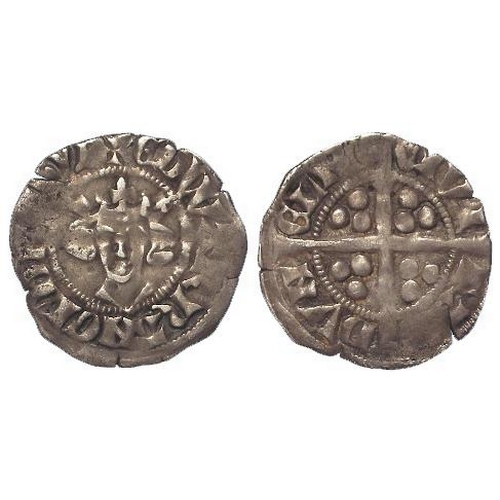 384 - Edward I silver Penny of Durham, 1.16g, toned GF