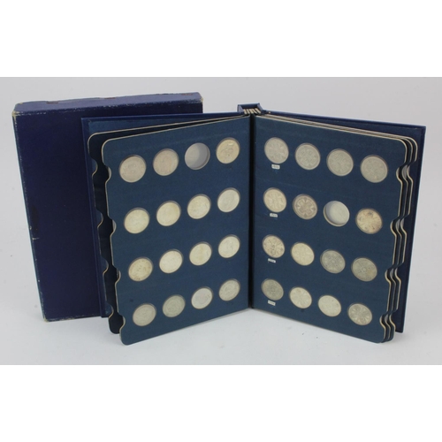 524 - GB Florins (58) 1891-1967 collection in a Sandhill Coin Library album with sleeve, mixed grade, incl... 