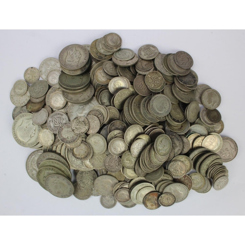 559 - GB Pre-1947 Silver coins, 1385g