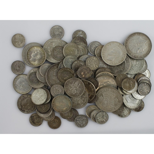 633 - GB Silver Coins (126) pre-1947 Halfcrowns to Threepences, in selected better grades.