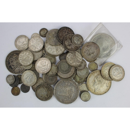 690 - Netherlands & Dutch Colonial assortment (63) 19th-20thC, mostly silver, mixed grade.