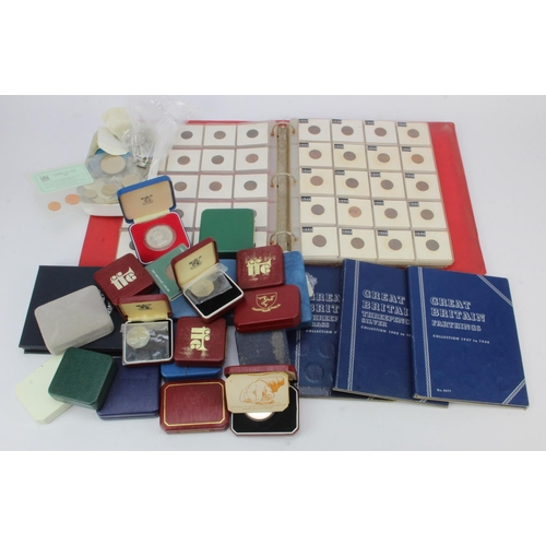 734 - World/GB in a banana box. A varied assortment which includes, Pre 47, worls silver issues, Royal Min... 