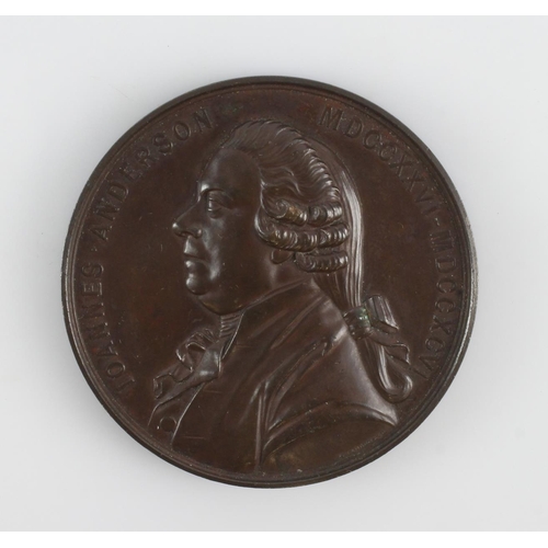 736 - Anderson College Medical bronze medal by J. Macdonald - reads round the edge 