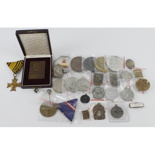 737 - Austria / Austrian / Austro-Hungarian Empire commemorative medals, awards, pins, plaques etc (27) 19... 